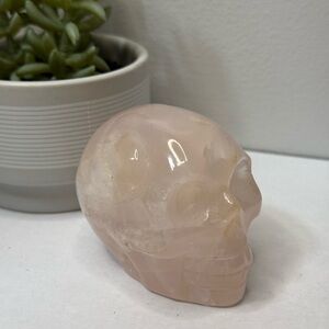 Rose Quartz Skull